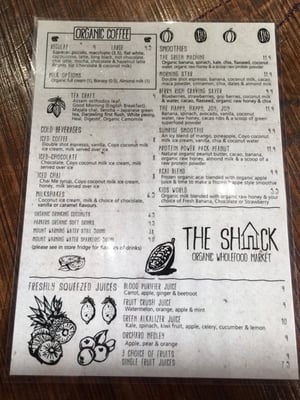 Menu photo 4 The Shack Gymea, NSW