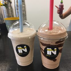 Ideal Nutrition - Cookie dough shake and a Mocha Latte