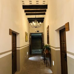Hotel Clandestino - Looking out onto the street from entrance.