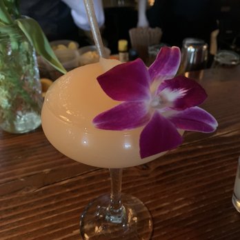 EMRY’s Garden - Frosé - delicious - not too sweet, frozen drink with a subtle peach flavor - Cocktail Bars Near Me - Troy, New York