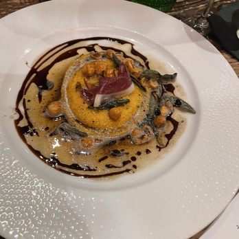 Broadway By Amar Santana - Free Range Organic Egg Yolk Raviolo - New American Near Me - Laguna Beach, California Broadway By Amar Santana - Free Range Organic Egg Yolk Raviolo - New American Near Me - Laguna Beach, California
