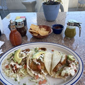 Santa Fe Restaurant - Tres Pescado tacos. - Mexican Near Me - Cathedral City, California Santa Fe Restaurant - Tres Pescado tacos. - Mexican Near Me - Cathedral City, California