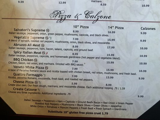 Menu photo 6 Salvatori's Authentic Italian Eatery - New Haven New Haven, IN Menu photo 6 Salvatori's Authentic Italian Eatery - New Haven New Haven, IN