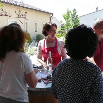 Château Lestrille - Estelle Roumage during Apéro-Tapas at Château Lestrille - Beer, Wine & Spirits Near Me - Saint-Germain-du-Puch, 33
