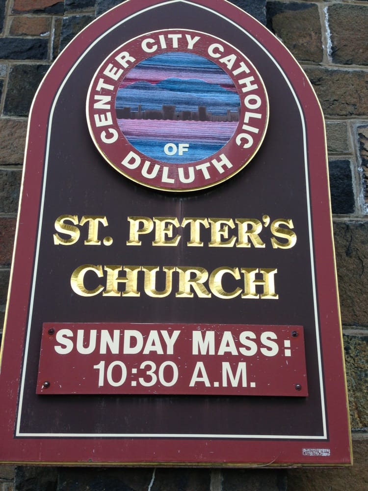 ST PETER’S CATHOLIC CHURCH Updated August 2024 818 W 3rd St, Duluth, Minnesota Phone
