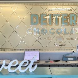 Deiter's Chocolates - Interior store sign