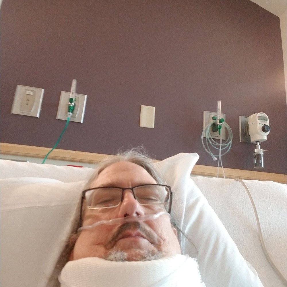 SCL Health - Me after recovery room. Still not clear why he put me in that huge soft collar. - Medical Centers Near Me - Broomfield, Colorado
