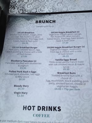 Menu photo 1 OX184 Edinburgh, EDH Menu photo 1 OX184 Edinburgh, EDH