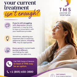 Lee Mendiola, MD & Associates - TMS Center of Ventura - Mental health treatment isn't one-size-fits-all.  If you're still struggling, TMS may be another option worth exploring.