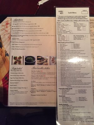 Menu photo 4 Ginbu 401 Charlotte, NC