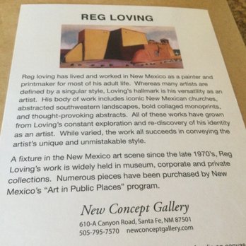 New Concept Gallery - Artist info - Art Galleries Near Me - Santa Fe, New Mexico New Concept Gallery - Artist info - Art Galleries Near Me - Santa Fe, New Mexico