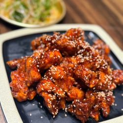 NEW MENU: ON Dakgangjeong -- Korean-style crispy chicken bites.