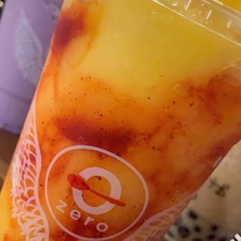 Zero Degrees - Mangonada with Chamoy & Tajín (spice candy) - Bubble Tea Near Me - Orlando, Florida Zero Degrees - Mangonada with Chamoy & Tajín (spice candy) - Bubble Tea Near Me - Orlando, Florida