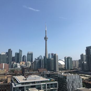 Lavelle - view from the patio (it was closed off when we went) - Lounges Near Me - Toronto, Ontario