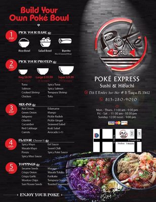 Menu photo 8 Poke Express Tampa, FL