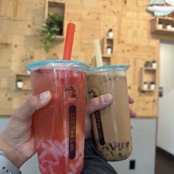 Boba Blast at Mill Creek - Coffee tea with coffee jelly, strawberry lychee tea - Bubble Tea Near Me - Mill Creek, Washington Boba Blast at Mill Creek - Coffee tea with coffee jelly, strawberry lychee tea - Bubble Tea Near Me - Mill Creek, Washington