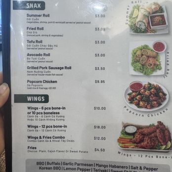Pho Hoa - Menu as of may 2026 - Vietnamese Near Me - Cypress, California
