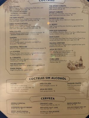 Menu photo 4 Habana Costa Mesa, CA