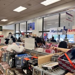 Marshalls - The long line.  I couldn't get the entire line