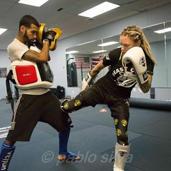 The Hit Pit - Pro fighter and Chief Instructor Brittany "Brutality" ! I