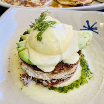 Snooze, an A.M. Eatery - Crab cake Benedict - Breakfast & Brunch Near Me - Austin, Texas Snooze, an A.M. Eatery - Crab cake Benedict - Breakfast & Brunch Near Me - Austin, Texas