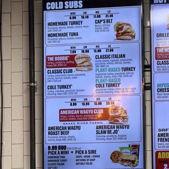 Capriotti's Sandwich Shop - Menu - Sandwiches Near Me - Fredericksburg, Virginia Capriotti's Sandwich Shop - Menu - Sandwiches Near Me - Fredericksburg, Virginia