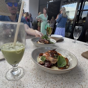 The Henry - Iced Matcha | Scottish Salmon |Braised Short Rib - New American Near Me - Carlsbad, California