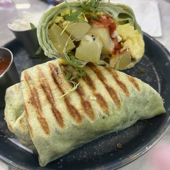Republik Coffee - More spicy salsa options could be nice & potatoes were kinda still hard but 7/10 - Coffee & Tea Near Me - Monrovia, California Republik Coffee - More spicy salsa options could be nice & potatoes were kinda still hard but 7/10 - Coffee & Tea Near Me - Monrovia, California
