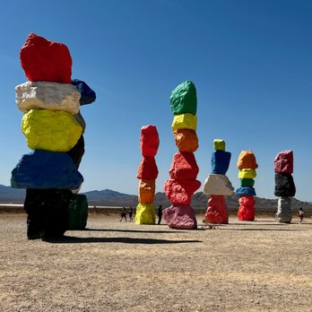 Seven Magic Mountains - Public Art Near Me - Las Vegas, Nevada Seven Magic Mountains - Public Art Near Me - Las Vegas, Nevada