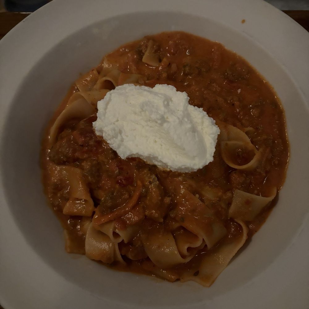 Margherita's - Pappardelle Bolognese - excellent! - Pizza Near Me - Hoboken, New Jersey