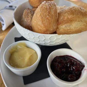 Gallery Bistro & Bar - Croissant fritters. Lemon curd. Berry jam. Excellent. - Bars Near Me - Indianapolis, Indiana Gallery Bistro & Bar - Croissant fritters. Lemon curd. Berry jam. Excellent. - Bars Near Me - Indianapolis, Indiana