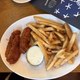 Kids chicken fingers, tossed in buffalo sauce Kids chicken fingers, tossed in buffalo sauce