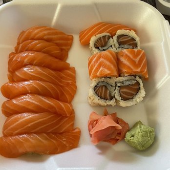 Suny Sushi - Sushi Regular Combo - Requested all Salmon Nigiri (Salmon Lover) - Japanese Near Me - Annandale, Virginia