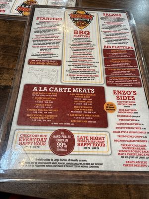 Menu photo 1 Enzo's BBQ & Ale House Encinitas, CA