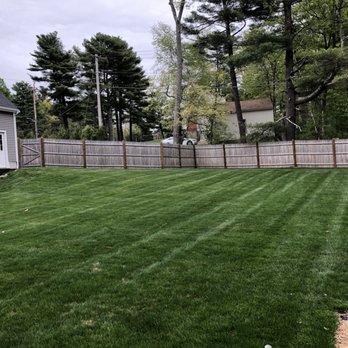 Fenway Landscaping - a freshly mowed lawn - Landscaping Near Me