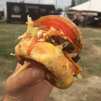 The Burger Fest - The Dorito Crunch Burger - Holy Grail Food Truck - Burgers Near Me - Vaughan, Ontario