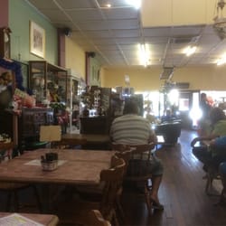 Tiffany's Coffee & Gift Shop - The cafe, not so much funky or eclectic as chaotic and tacky.