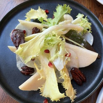 Pomet - SHIN LI, kohlrabi, bitter greens, pomegranate, pecan - New American Near Me - Oakland, California