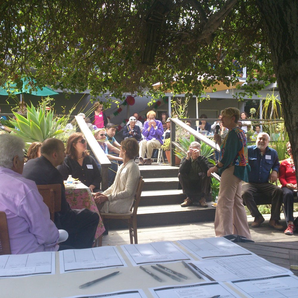 Friends of Project 10 - Organizers, Gail holding the mike, & Virginia in lavender to the left foreground. - Community Service/Non-Profit Near Me - Pasadena, California Friends of Project 10 - Organizers, Gail holding the mike, & Virginia in lavender to the left foreground. - Community Service/Non-Profit Near Me - Pasadena, California