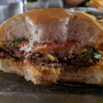 Oasis Texas Brewing - Wagyu Burger ($15) - 4 stars. Lovely soft patty. Bun was just a bit dry, and the chips were too thick/hard. Fri dinner 2019-02-15 - Breweries Near Me - Austin, Texas Oasis Texas Brewing - Wagyu Burger ($15) - 4 stars. Lovely soft patty. Bun was just a bit dry, and the chips were too thick/hard. Fri dinner 2019-02-15 - Breweries Near Me - Austin, Texas