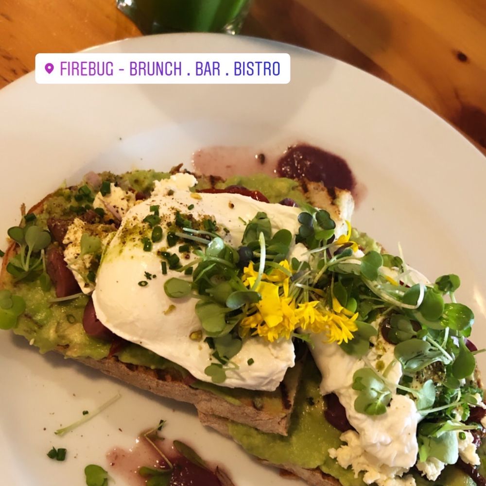 Firebug - Veeery good avo toast with pouched egg! One of the best i had in BCN cause of the bread - Tapas Bars Near Me - Barcelona, B