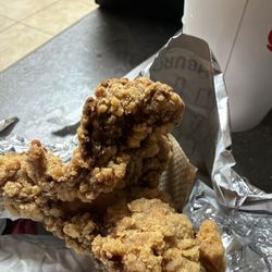 Wendy's - Burnt chicken finger.