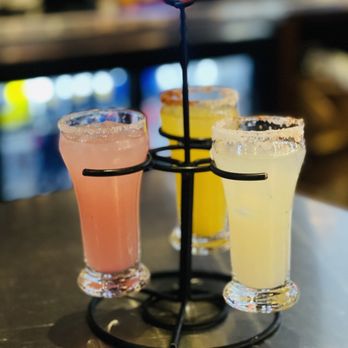 Flights - Margarita on the rocks flight during Happy Hour - New American Near Me - Las Vegas, Nevada