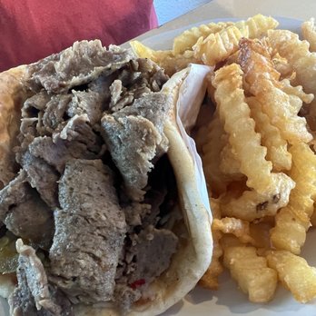 Olympia Cafe & Gyros - Firecracker Gyro with fries - Sandwiches Near Me - Osseo, Minnesota Olympia Cafe & Gyros - Firecracker Gyro with fries - Sandwiches Near Me - Osseo, Minnesota