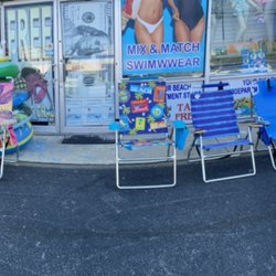 All kinds of beach chairs
