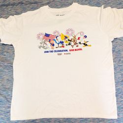 American Red Cross - This is the Limited Edition Looney Tunes Shirt Celebrating USA's 250th Anniversary.  Photo taken July 4, 2026.