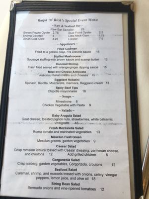Menu photo 5 Ralph n Rich's Restaurant Bridgeport, CT