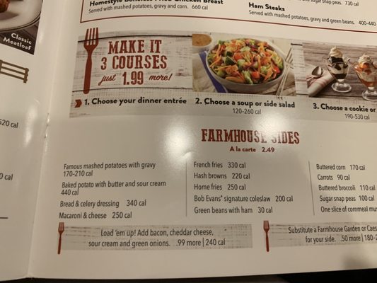 Menu photo 6 Bob Evans Van Wert, OH