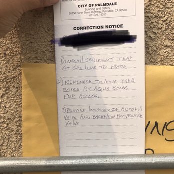 Murphy Pools & Spas - Inspection notice - Pool & Hot Tub Service Near Me - Palmdale, California Murphy Pools & Spas - Inspection notice - Pool & Hot Tub Service Near Me - Palmdale, California