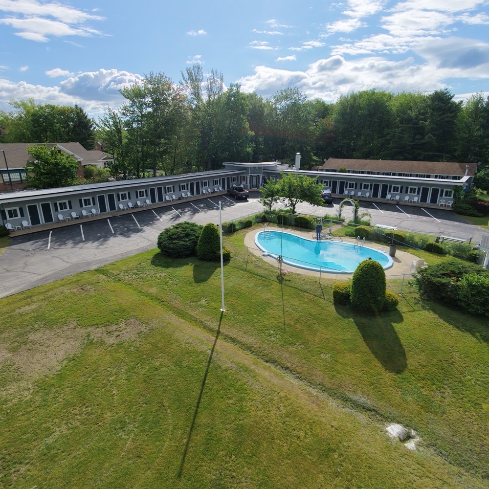 Saco Motel - Aerial shot of The Saco Hotel and property. - Hotels Near Me - Saco, Maine Saco Motel - Aerial shot of The Saco Hotel and property. - Hotels Near Me - Saco, Maine